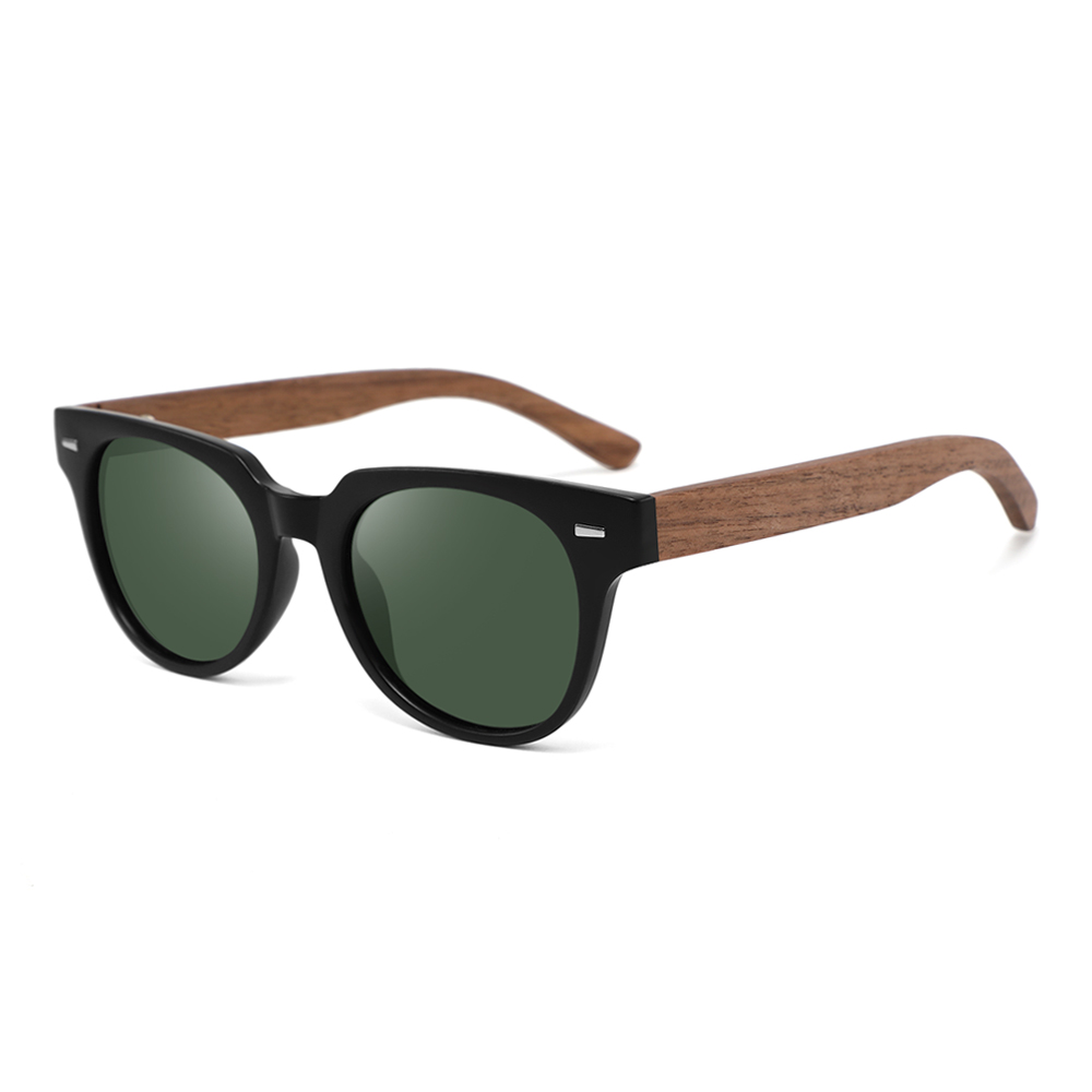 Retro Natural Bamboo Wood Hand Made UV400 Polarized Sunglasses