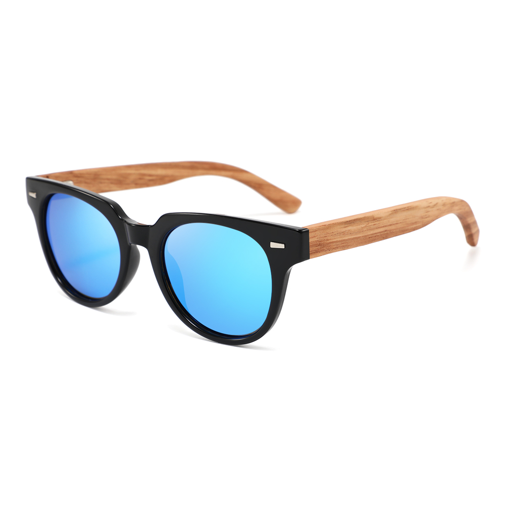 Retro Natural Bamboo Wood Hand Made UV400 Polarized Sunglasses