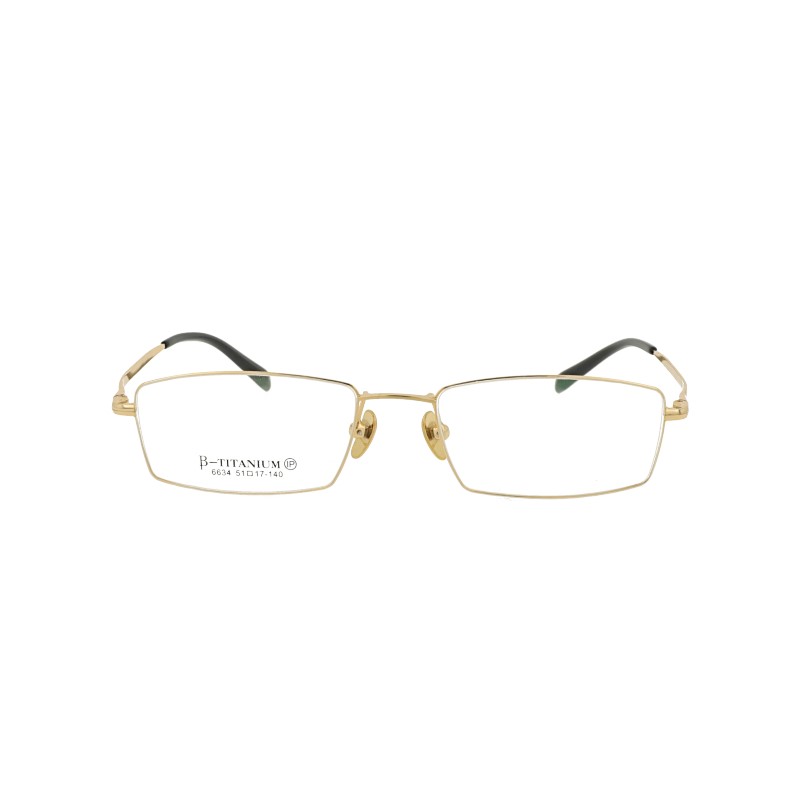 Rectangular Pure Titanium Optical Eyeglasses  Frame