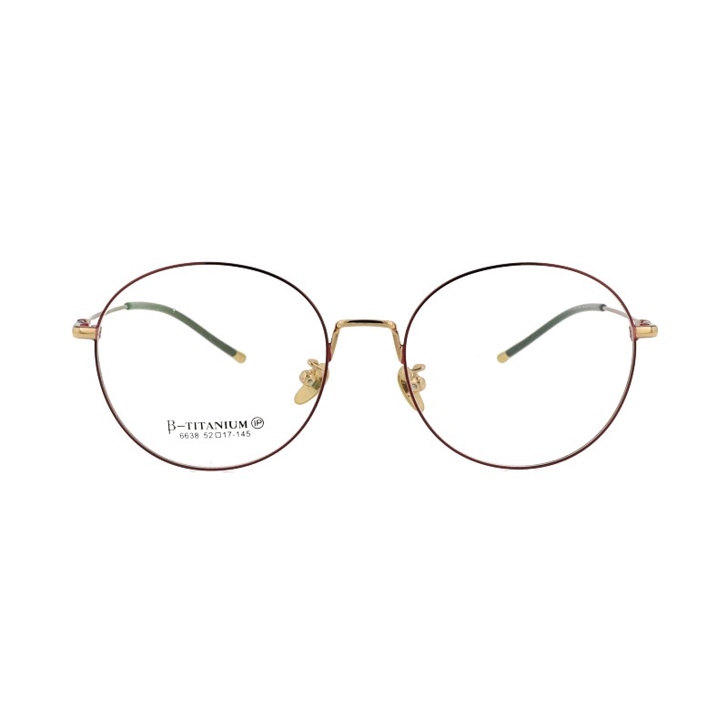 Oval Woman's Pure Titanium Optical Eyeglasses  Frame