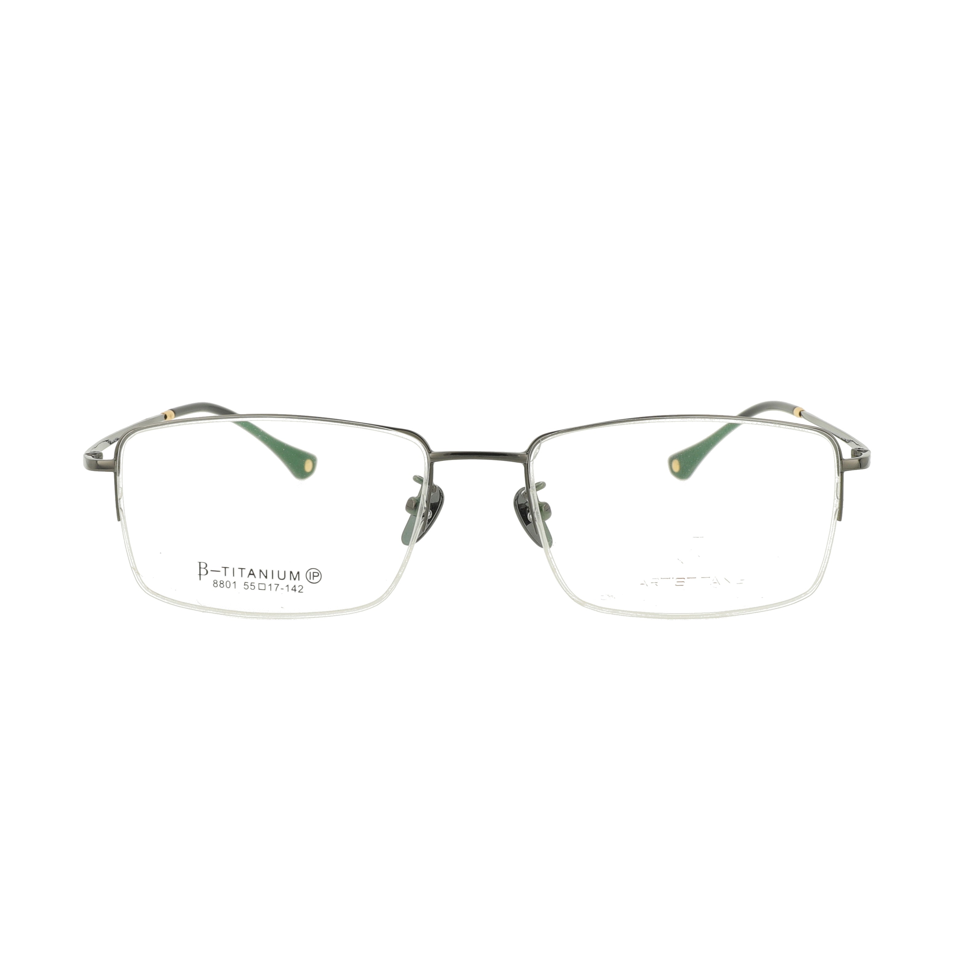 Half Rim Man's Pure Titanium Optical Eyeglasses  Frame