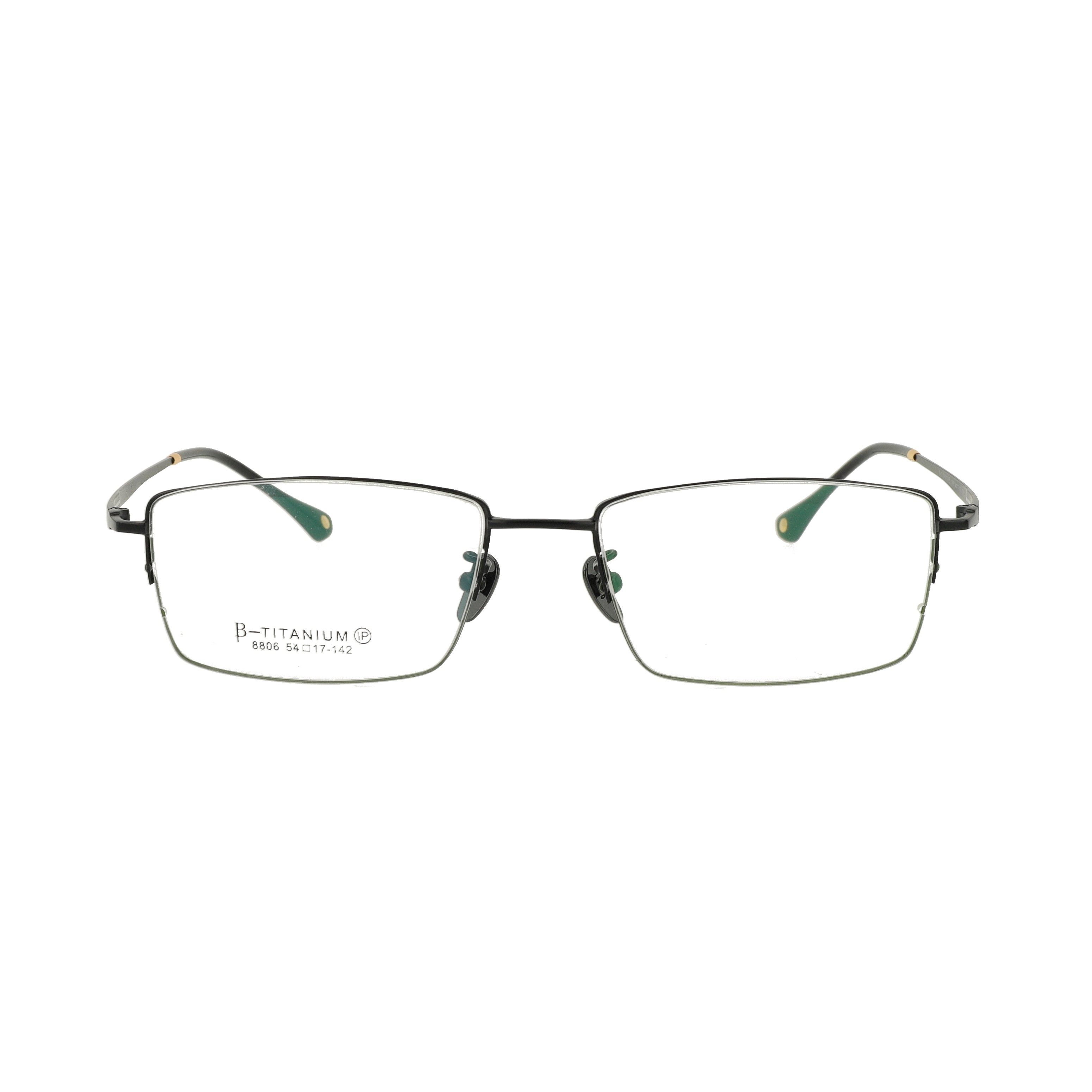 Half Pure Titanium Optical Eyeglasses  Frame