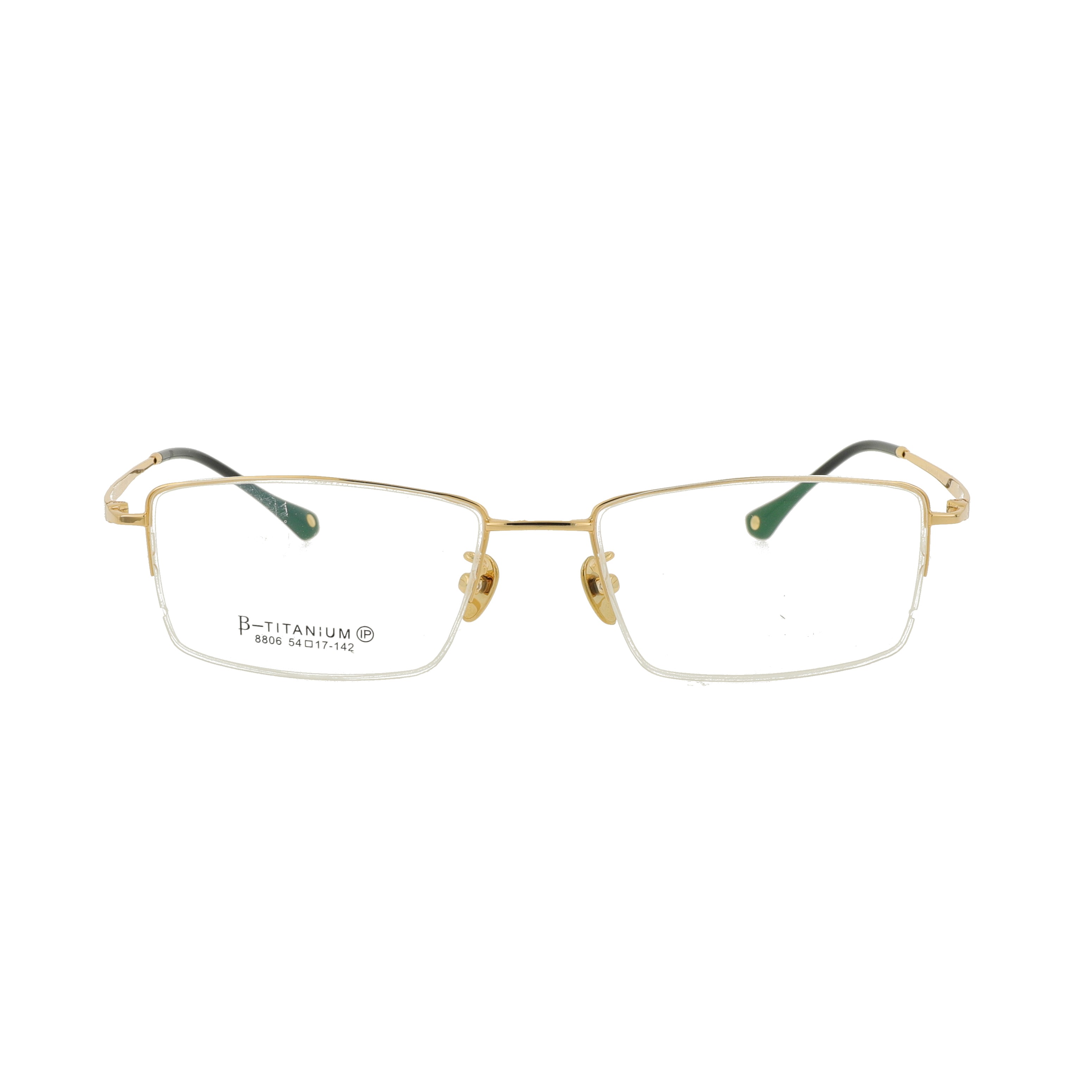 Half Pure Titanium Optical Eyeglasses  Frame