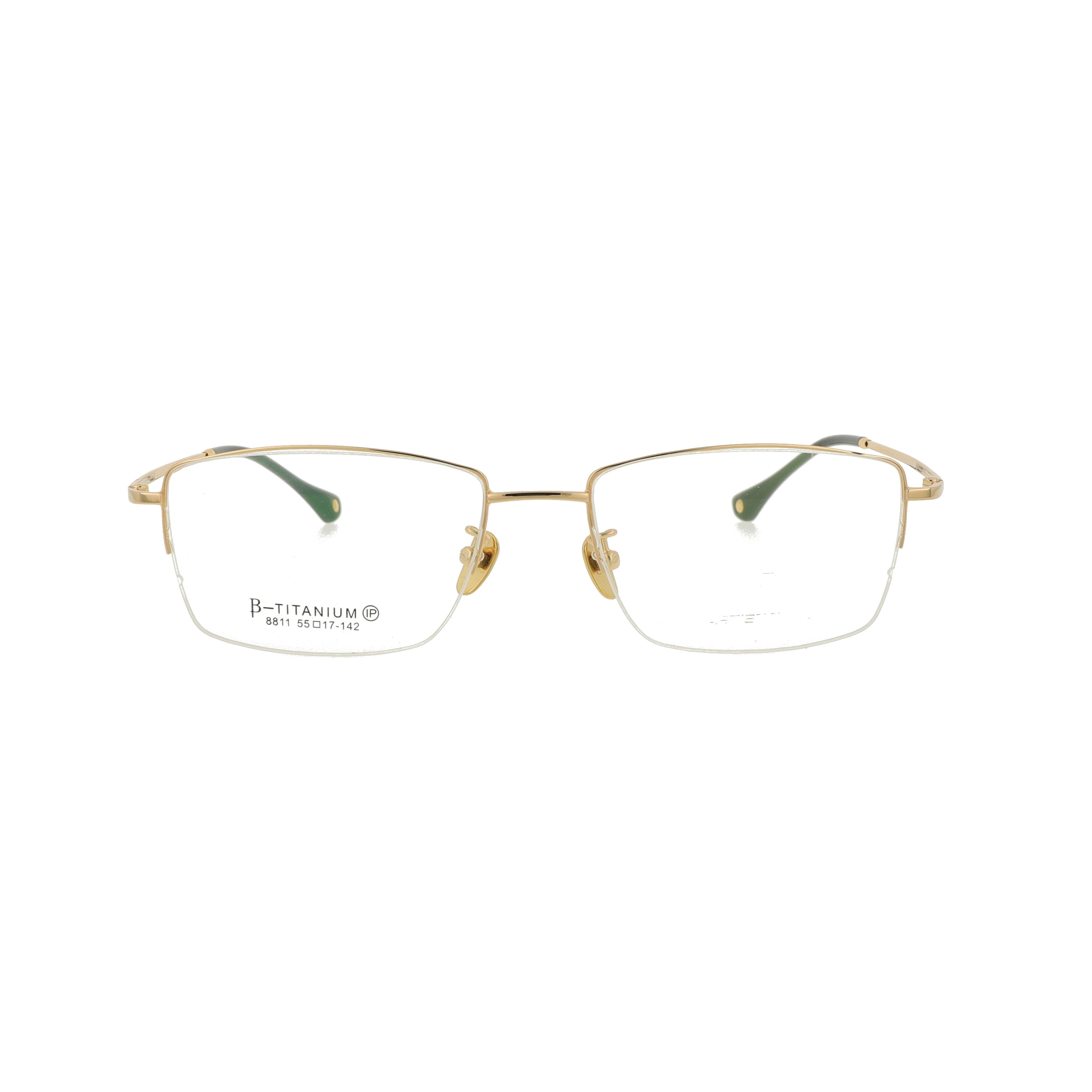 Man's Half Pure Titanium Optical Eyeglasses  Frame