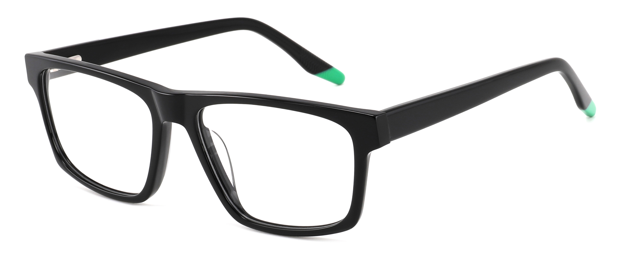 Sports Style Acetate Eyewear Spring Hinge