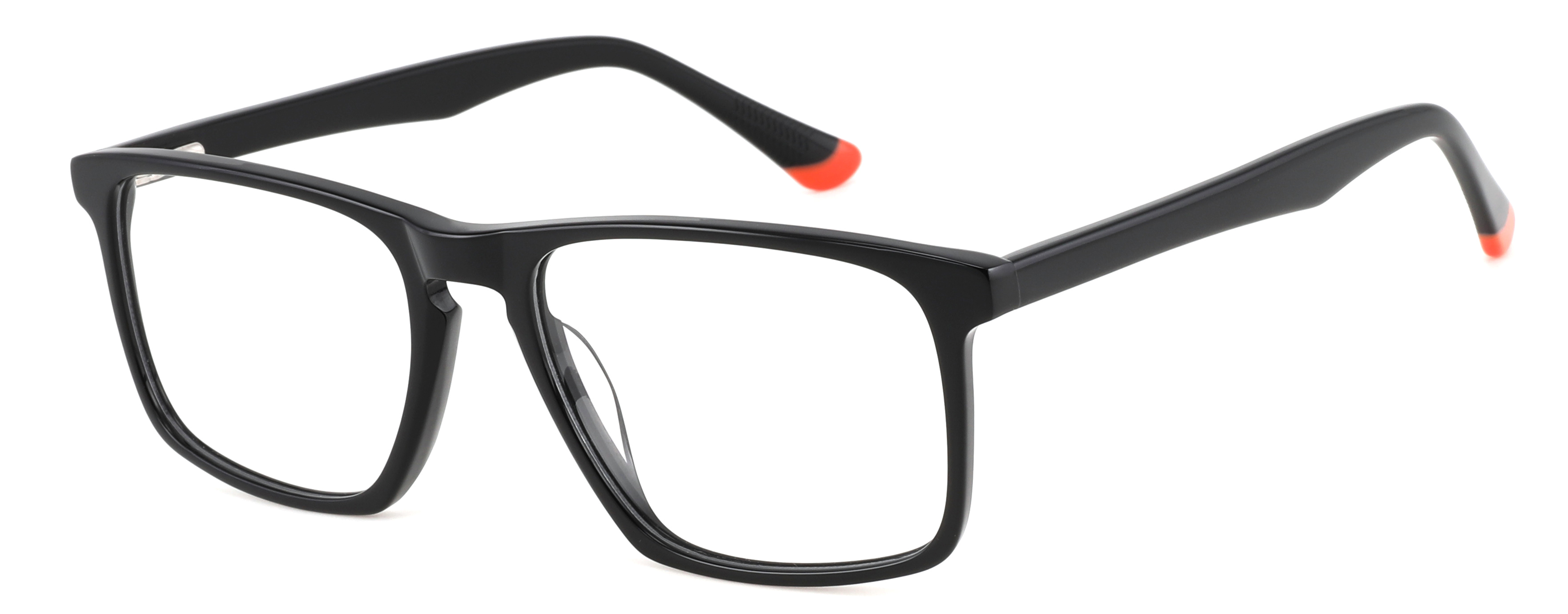 Sports Style Acetate Eyewear Spring Hinge