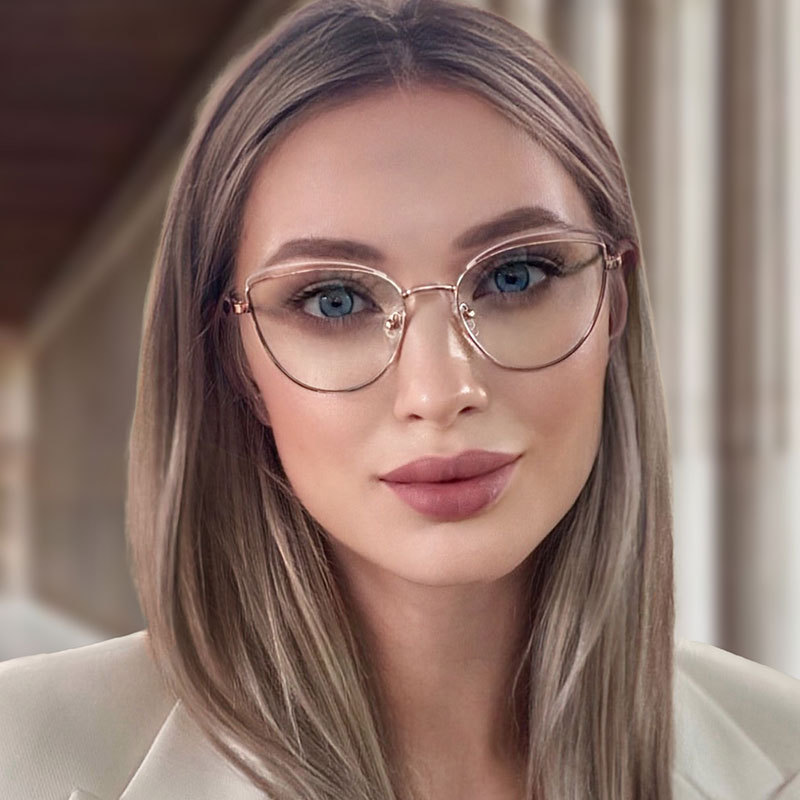 dronken Uitgebreid oud 54 Size Ins Cat Eye Woman's Fashion Optical frame Vintage Eyeglasses,Metal  Frame, Optical Frame, Danyang Bright Vision Optical Eyeglasses Co.,Ltd.