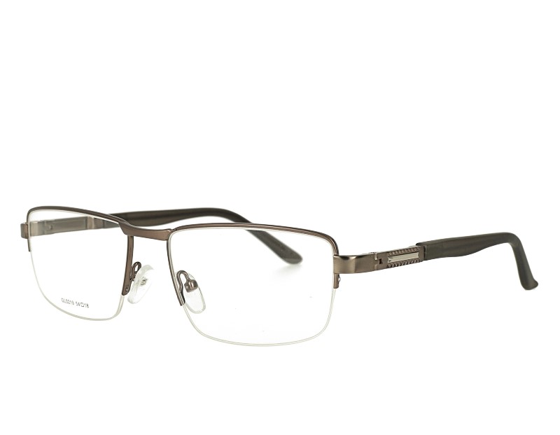 Mans Half rim metal optical glasses with spring hinge