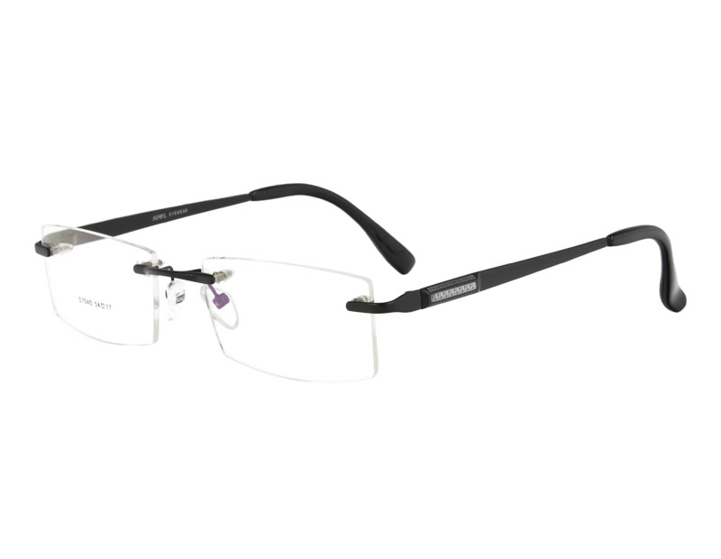 Rimless Designer man's metal Optical frame Glasses