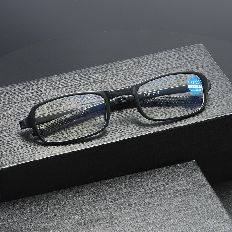 Unisex TR Foldable Reading Glasses Designer Reader Eyewear Reader +100~+400
