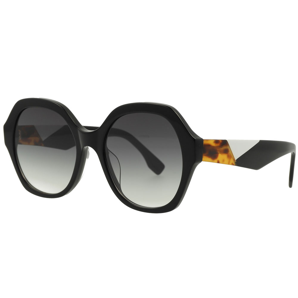 Womans Hexagon Designer Acetate Frame with CR39 Lens Sunglasses