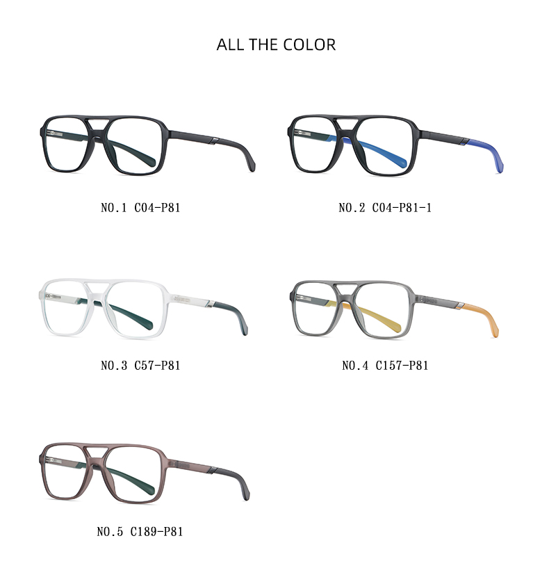 Unisex Full Rim Pilot Classic Optical frame RX Eyeglasses Spring Hinge