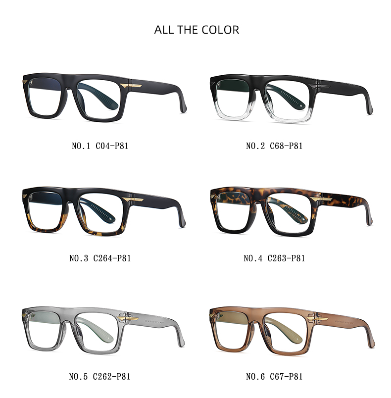 Unisex Bold Optical frame Fashion Eyeglasses TR90 Eyewear