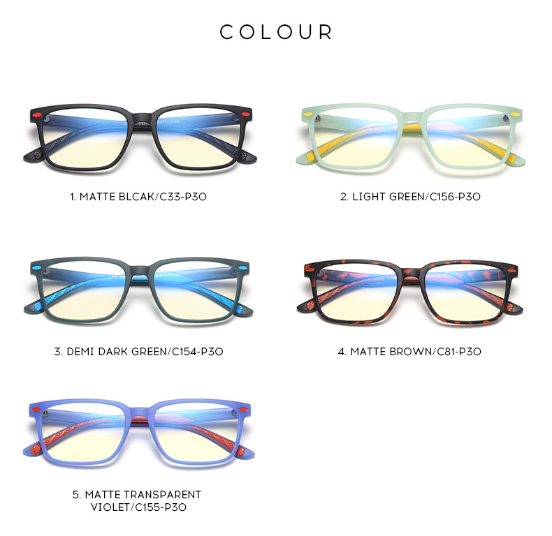 Teenager TR90 Optical frame Fashion Eyeglasses  Eyewear