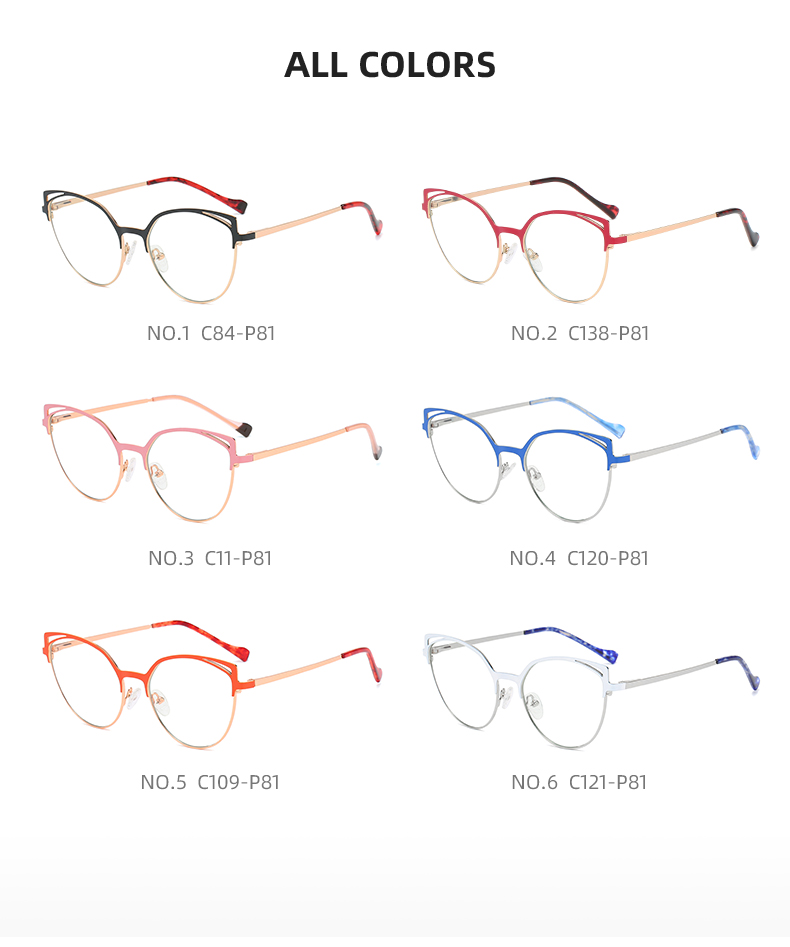 INS HOT Woman's Fashion Optical frame Cat Eye Vintage Eyeglasses