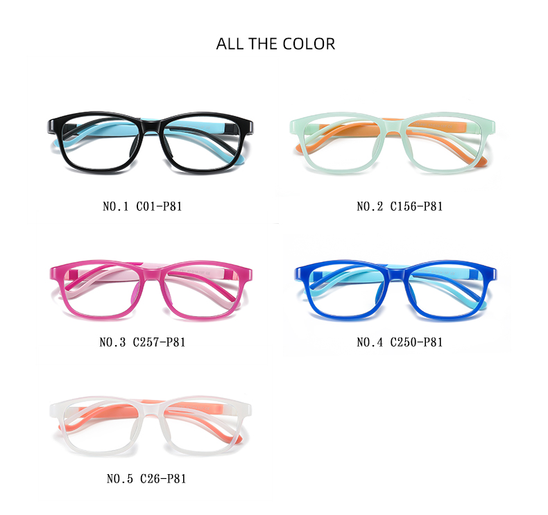 47 Size Kids Teenager TR90 Optical frame Fashion Eyeglasses  Eyewear