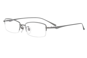 100% Titanium Glasses Frame Men Half Rim Rectangle Optical Frame