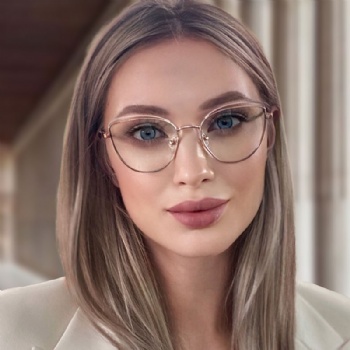 54 Size  Ins Cat Eye Womans Fashion Optical frame Vintage Eyeglasses