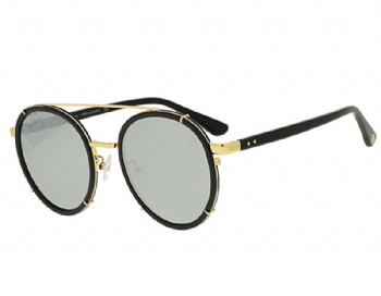 Acetate and Metal Combination Sunglasses