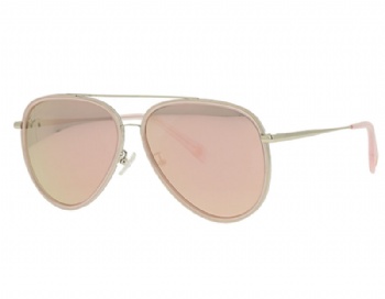 Acetate and Metal Combination Sunglasses