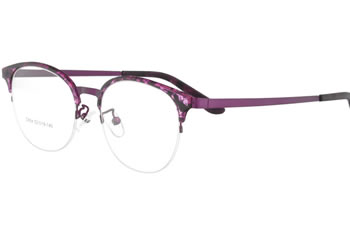 Acetate frames with superlasticity metal temple eyewear