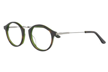 Acetate&metal glasses frame  round vintage Prescription Eyeglasses