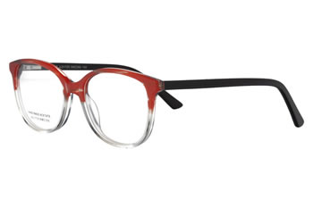 Acetate optical frame with spring hinge