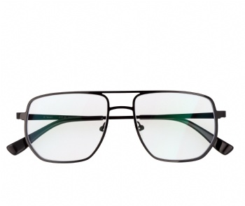 Black Mans Optical Eyewear Metal Fashion Frame