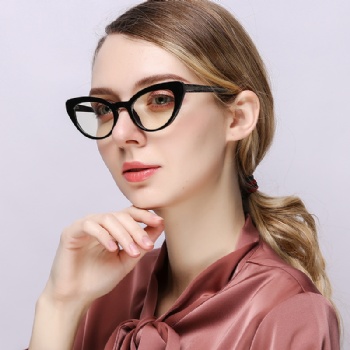 Cat Eye Optical frame TR90 CP Temple  Eyeglasses Spring Hinge