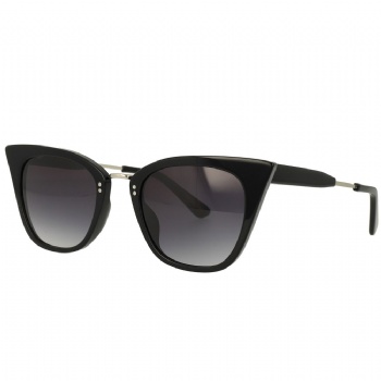 Cat eye Acetate Metal Combination Sunglasses