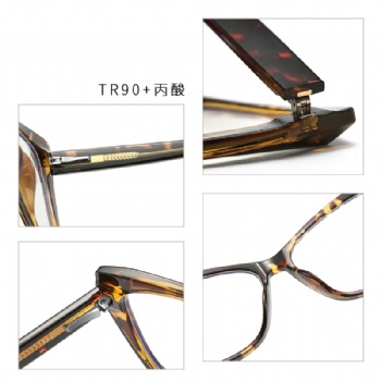 Designed Womans Cat Eye Optical frame TR90 CP Mixed Eyeglasses Spring Hinge