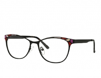 Designer Oval woman Stainless steel eyewear glasses