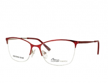 Designer butterfly stainless steel no spring hinge  eyeglasses