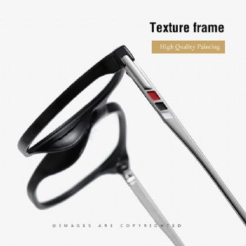 Full Rim Retro Style Optical Frame Combination Eyeglasses