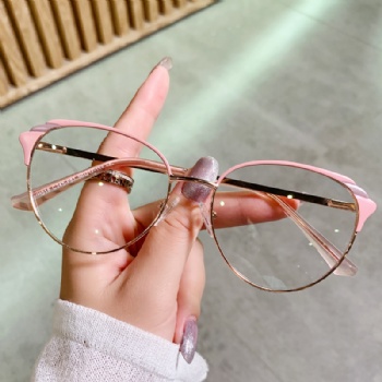 HOT INS Cat Eye Optical frame Womans Fashion Eyeglasses Spring Hinge