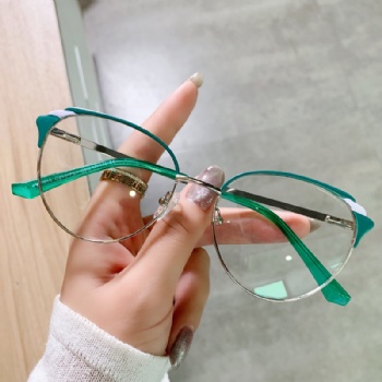 HOT INS Cat Eye Optical frame Womans Fashion Eyeglasses Spring Hinge