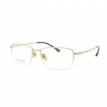 Half Rim Man's Pure Titanium Optical Eyeglasses  Frame