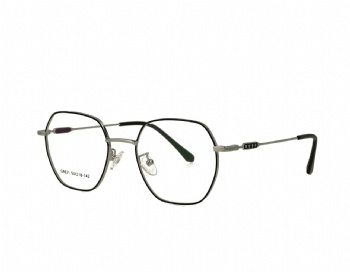 50 Size Hexagon Designer Optical frame Stainless Steal Eyeglasses Unisex Eyewear