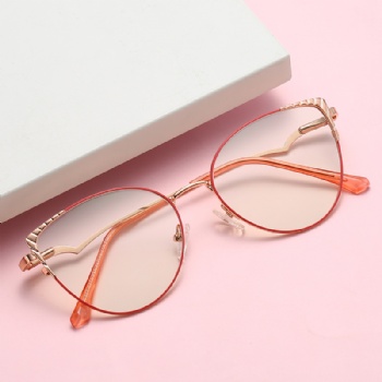 INS Cat Eye Optical frame Womans Fashion Eyeglasses Spring Hinge