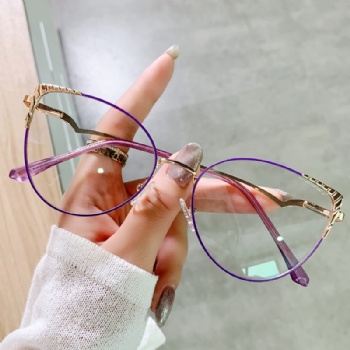 INS Cat Eye Optical frame Womans Fashion Eyeglasses Spring Hinge