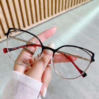 INS HOT Womans Fashion Optical frame Cat Eye  Eyeglasses Spring Hinge