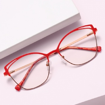 INS HOT Woman's Fashion Optical frame Cat Eye  Eyeglasses Spring Hinge