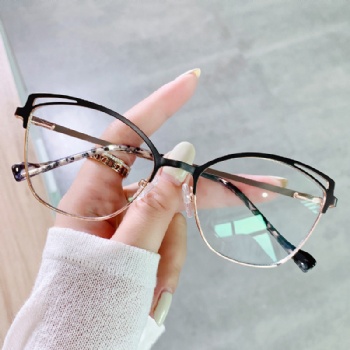 INS HOT Woman's Fashion Optical frame Cat Eye  Eyeglasses Spring Hinge