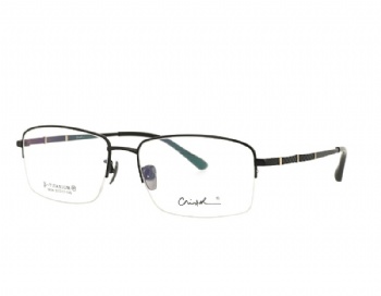 Man's Half Rim Pure Titanium Optical Frame Factory Price