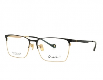 Man's Rectangle Full Riml Double Color Pure Titanium Optical Frame