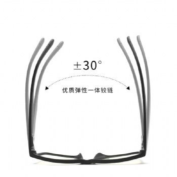 Man's Rectangle Optical frame  Spring Hinge Eyeglasses Vintage Eyewear