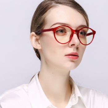 Oval Optical frame TR90 CP Temple  Eyeglasses Spring Hinge