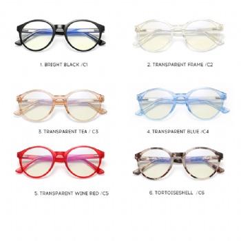 Oval Optical frame TR90 CP Temple  Eyeglasses Spring Hinge