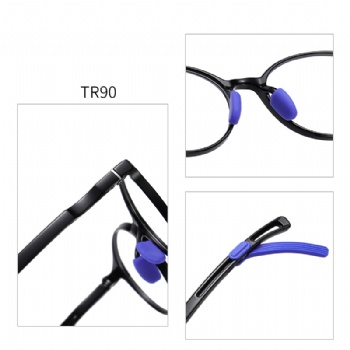 Oval Teenager TR90 Optical frame Fashion Eyeglasses  Eyewear