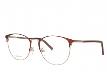 Oval Woman's Stainless Steel Optical Eyewear